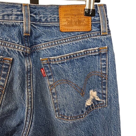 Levi's Womens Wedgie  Icon Jeans High Waist Button Fly Size 24 - Picture 3 of 9